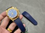 Rolex Cosmograph Daytona Yellow Gold Case Blue Dial 116518 Men's Watch - Image 7