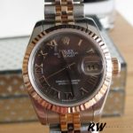 Rolex Datejust 179171 Black Mother of Pearl Dial Fluted Bezel 26MM Lady Replica Watch - Image 2