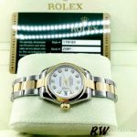 Rolex Datejust 179163 White Diamond Dial Domed Dezel 26MM Lady Replica Watch - Image 4