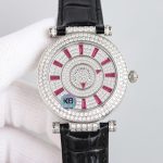 Franck Muller Double Mystery Ruby Diamond DM 42 D 2R CD Master of Complications Silver