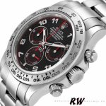 Rolex Cosmograph Daytona 116509 Black Arabic Dial White Gold 40MM Mens Replica Watch - Image 14