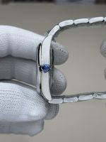 2024 Rolex Oyster Perpetual 126000 Stainless Steel Baby Blue Dial Replica Watch - Image 7