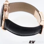 Rolex Cosmograph Daytona 116515 Leather strap Black Dial 40mm Mens Replica Watch - Image 5