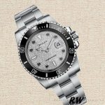 Rolex Submariner 116610 Diamond Paved Dial Stainless Steel 40mm Mens Replica Watch - Image 3
