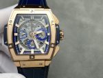 Hublot Spirit of Big Bang Chronograph King Gold Blue Leather Men's Watch 641.OX.7180.LR - Image 3