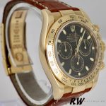 Rolex Cosmograph Daytona 116518 Brown Leather Strap 40mm Mens Replica Watch - Image 2