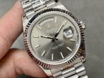 Rolex Day Date 40 18K White Gold Slate Dial M228239 0060 Men's Watch - Image 4