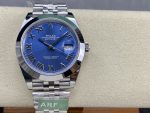 Rolex Datejust 41 Stainless Steel Blue Roman Dial Jubilee Bracelet M126300 0018 Men's Watch - Image 3
