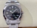 Rolex Air-King Stainless Steel Black Arabic Dial 116900 40mm Mens Replica Watch - Image 3