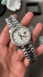 Rolex Day-Date 228349RBR Meteorite Dial Diamond Bezel 40mm Mens Replica Watch - Image 2