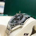 Rolex Datejust m126334 0021 Fluted Bezel Grey Wimbledon Dial 41MM Mens Replica Watch - Image 14