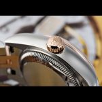 Rolex Datejust 179161 Stainless Steel and Everose Gold Steel Roman Dial 26MM Lady Replica Watch - Image 4