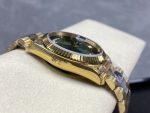 Rolex Day Date 36mm Fluted Bezel Green Ombre Dial President Bracelet m128238 0118 - Image 7