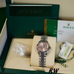 Rolex Datejust 279174 Stainless Steel Pink Index Dial 28mm Lady Replica Watch - Image 15