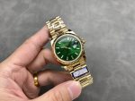 Rolex Day Date 36 Yellow Gold Automatic Green Diamond Dial M128238 0130 - Image 6