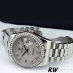 Rolex Day Date 118346 Silver Jubilee Diamond Dial 36mm Unisex Replica Watch - Image 4