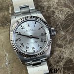 Rolex Oyster Perpetual 176234 Silver Roman Diamond Dial 26MM Lady Replica Watch - Image 2