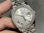 Rolex Datejust 36mm Stainless Steel White Roman Jubilee m126284rbr 0017 - Image 4