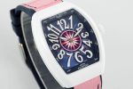 Franck Muller Women's Yacht Pink Leather Strap - Image 2