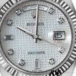 Rolex Day-Date 118239 Mother of Pearl White Dial 36mm Unisex Replica Watch - Image 2