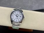 Rolex Datejust 41 Stainless Steel And White Gold White Dial M126334 0009 Men's Watch - Image 6