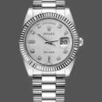 Rolex Day-Date 118239 white gold Jubilee Silver Dial 36mm Unisex Replica Watch