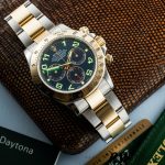 Rolex Daytona 116523 Steel Yellow Gold Blue Racing Dial 40mm Mens Replica Watch - Image 2