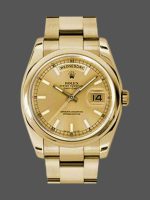 Rolex Day-Date 118208 Champagne Dial 36mm Unisex Replica Watch