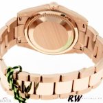 Rolex Day-Date 118235 Black Dial Fluted Bezel 36mm Unisex Replica Watch - Image 6