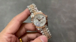 Rolex Datejust 31 Two Tone Silver Floral-Motif Diamond Bezel m278381rbr 0032 Women's Watch - Image 2