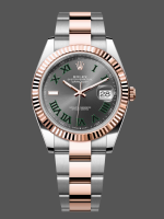 Rolex Datejust 41 Steel and Everose Gold Wimbledon Dial Oster Band m126331 0015