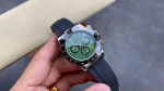 Rolex Daytona Platinum Green Dial Ceramic Bezel 126506 40mm Rubber Strap - Image 2