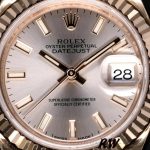 Rolex Datejust 279175 Sundust Index Dial Fluted Bezel 28mm Lady Replica Watch - Image 4