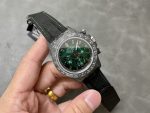 Rolex Cosmograph Daytona DIW Carbon Fiber Green Dial 40mm Men's Watch - Image 6