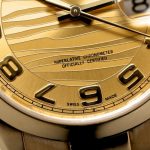 Rolex Day-Date 118208 Yellow Gold Arabic Numeral Wave Champagne Dial 36mm Unisex Replica Watch - Image 3