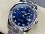 Rolex Datejust 126334 0015 Fluted Bezel Blue Diamond Dial 41MM Mens Replica Watch - Image 5