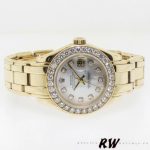 Rolex Pearlmaster 80298 White MOP Dial 29MM Lady Replica Watch - Image 4
