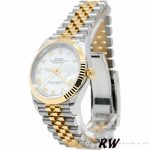 Rolex Datejust 126233 White Roman Dial Fluted Bezel 36MM Unisex Replica Watch - Image 13