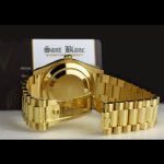 Rolex Day-Date 218238 Ivory Dial Yellow Gold 41MM Mens Replica Watch - Image 4