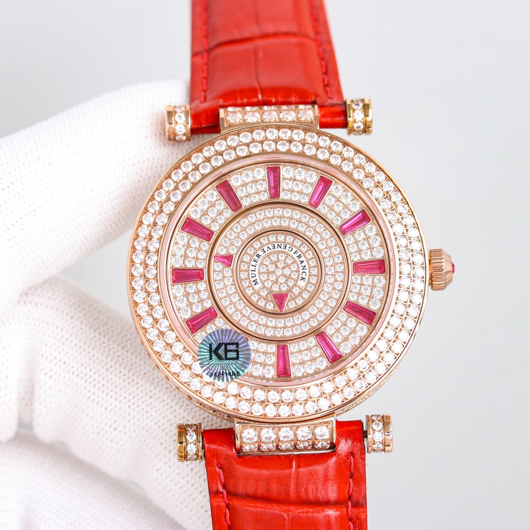 792852A6-2947-0FCD-C77C-A2081A165509 Franck Muller Double Mystery Ruby Diamond DM 42 D 2R CD Master of Complications Rose Gold - Image 1