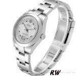 Rolex Oyster Perpetual 177200 Silver Maxi Arabic Dial 31mm Lady Replica Watch - Image 3