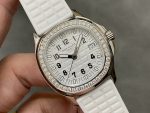 Replica Patek Philippe Aquanaut White 5067A 024 36mm Lady Watch - Image 4