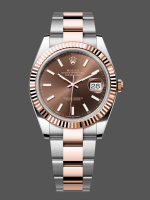 Rolex Datejust 41 Everose Gold Automatic 126331 0001 Chocolate Men's Watch