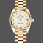 Rolex Datejust 179178 White Roman Dial Dial Yellow Gold 26MM Lady Replica Watch
