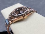 Rolex Day Date 40 18kt Everose Gold Rolex President Chocolate Dial m228235 0003 - Image 7