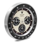 Rolex Daytona Paul Newman Black Logo Wall Clock - Image 2