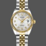 Rolex Datejust 179173 Silver Jubilee Diamond Dial Fluted Bezel 26MM Lady Replica Watch