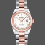 Rolex Datejust 179161 Stainless Steel and Everose Gold White Roman Dial 26MM Lady Replica Watch