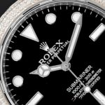 Rolex Submariner 116610 Black Dial Rubber strap 40mm Mens Replica Watch - Image 3