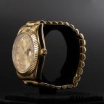 Rolex Day-Date 218238 Champagne Ruby Dial Yellow Gold 41MM Mens Replica Watch - Image 3